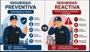 Seguridad Preventiva vs Seguridad Reactiva
